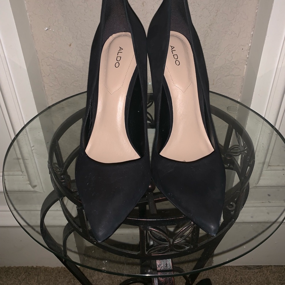 Black /Nubuck High heel